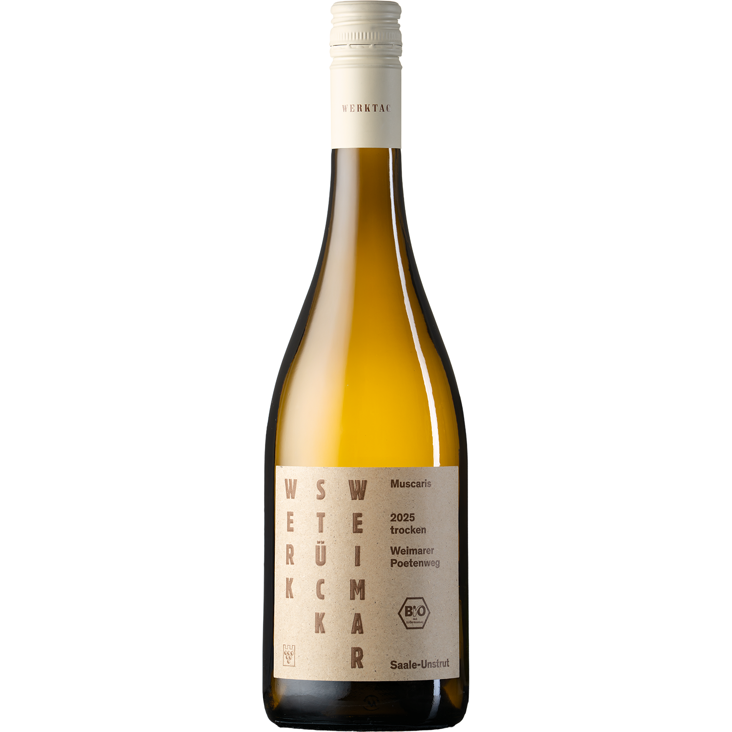 Muscaris trocken 2025 Bio Werkstück Weimar Werktag 0,75l