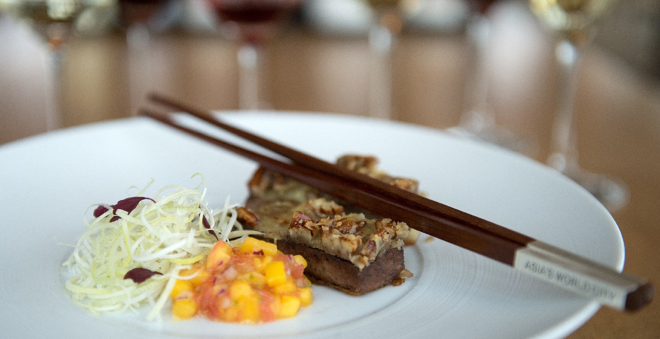 Asiatische Küche und Saale-Unstrut Weine