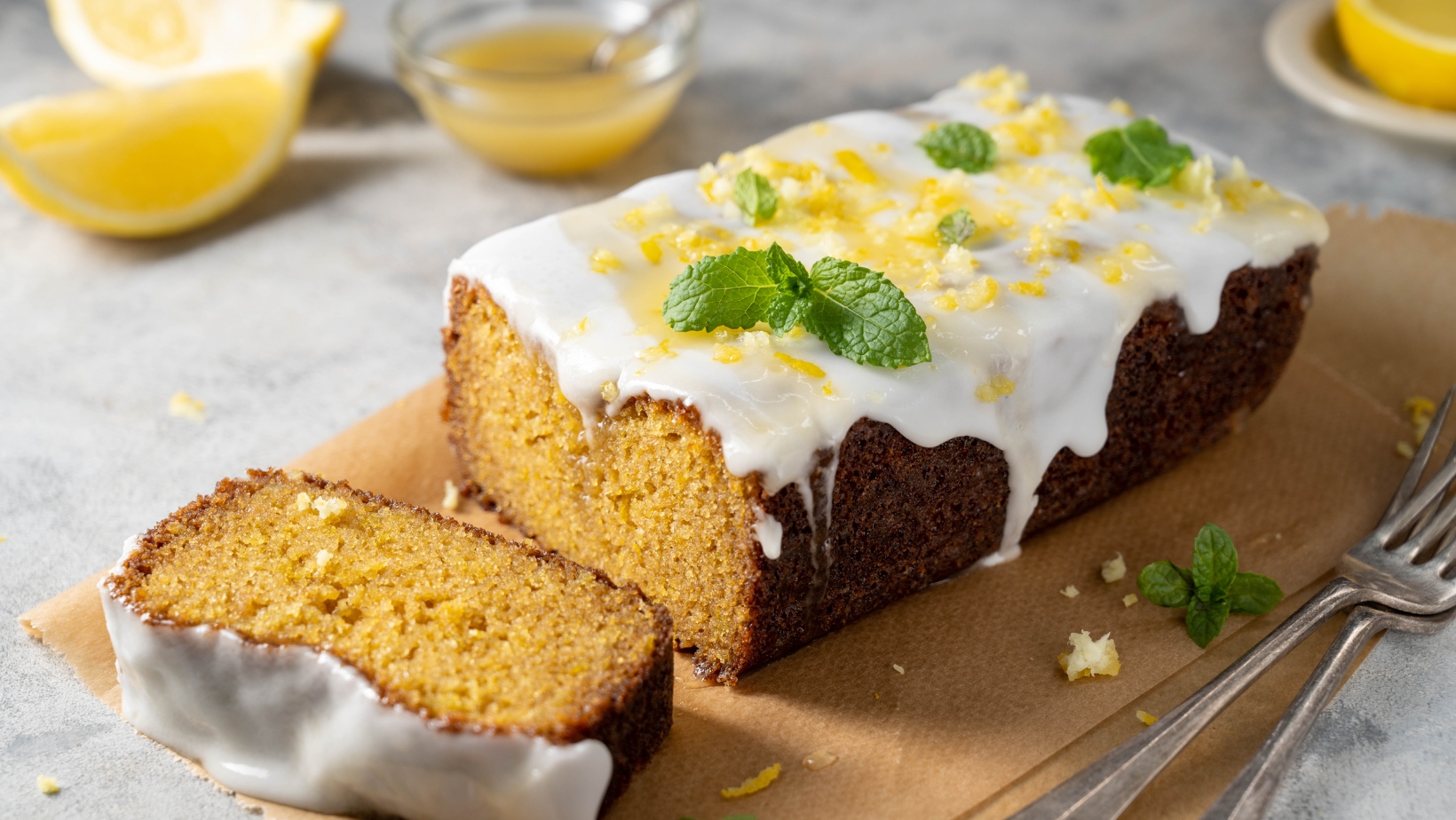 Mediterran trifft Saale-Unstrut: Zitronen Oliven Kuchen