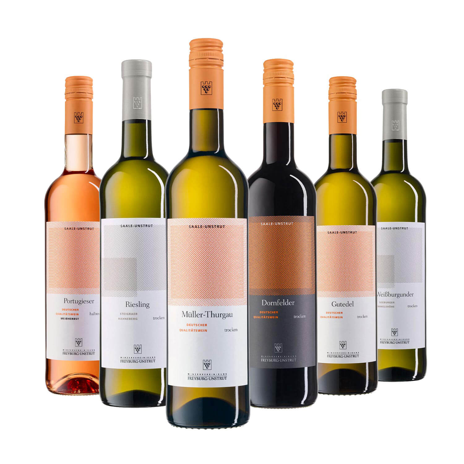Weinpaket Bunte Vielfalt Im Weinpaket Bunte Vielfalt sind sechs der beliebtesten Weine der Winzervereinigung Freyburg-Unstrut zum Genießen und Entdecken zusammengestellt.