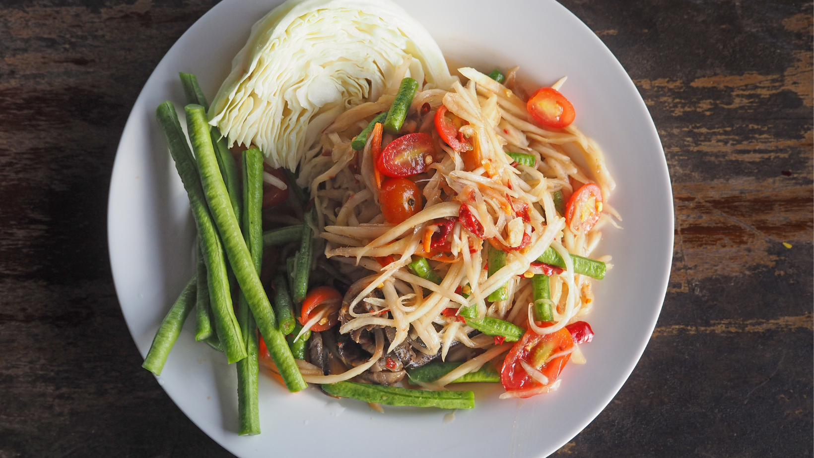 Thailändischer Papayasalat Thailändischer Papayasalat