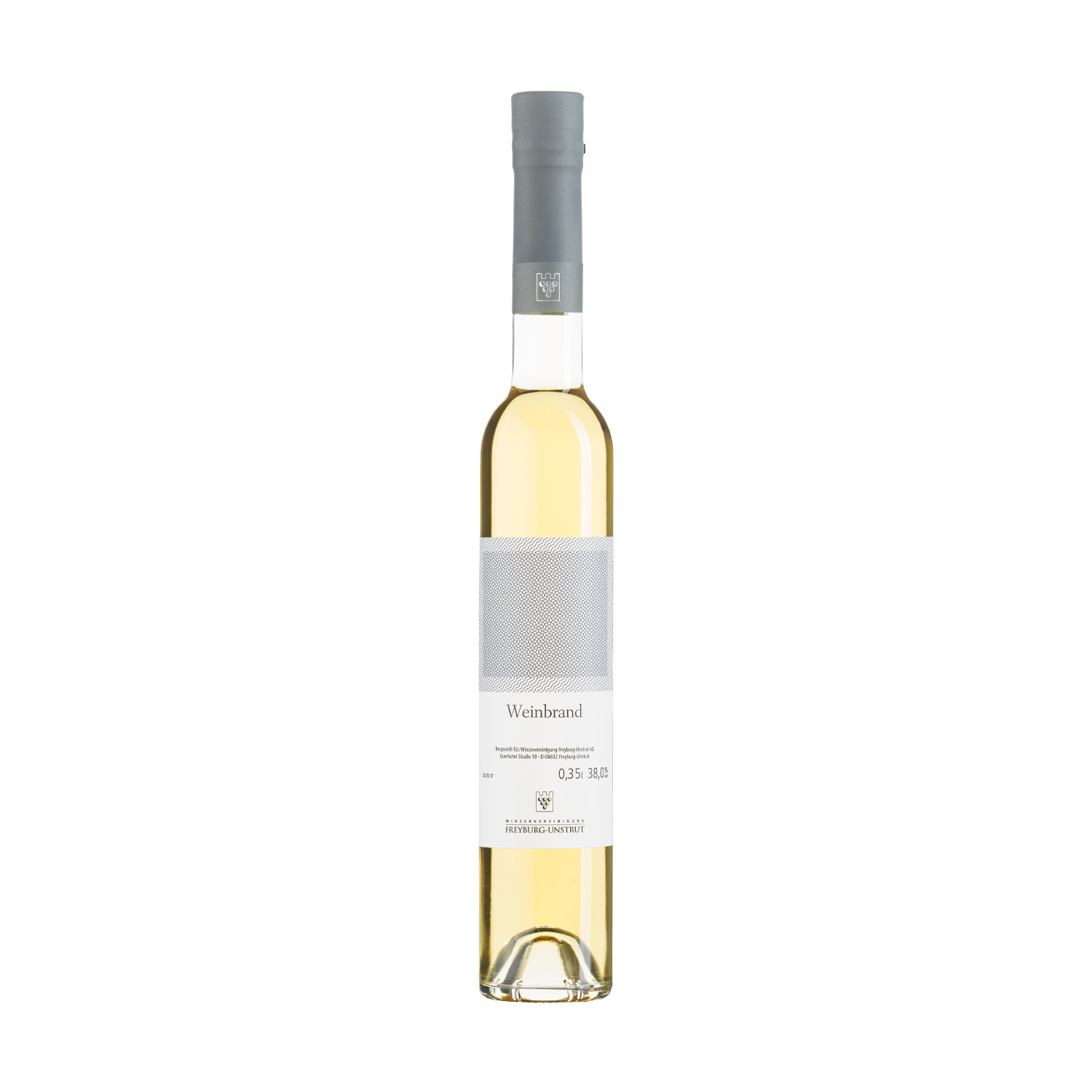 Eine Flasche Weinbrand