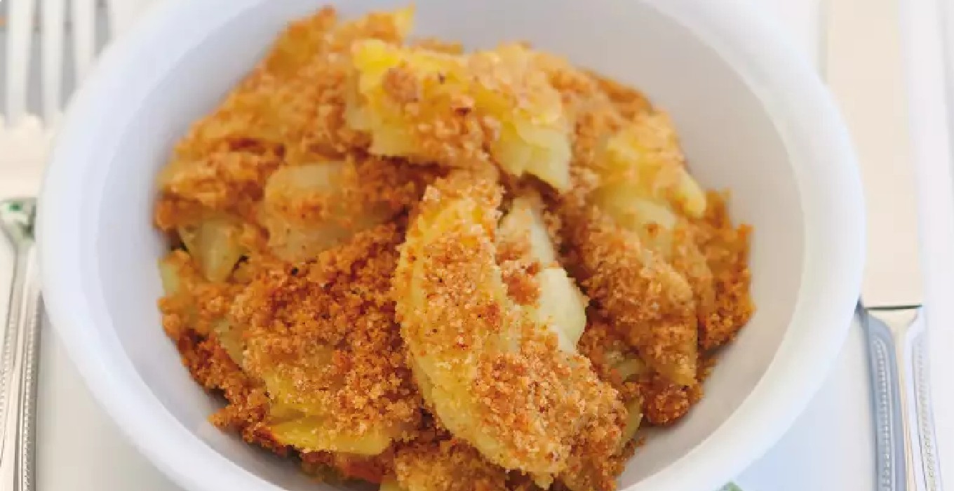 Apfelauflauf mit Zimt und Zucker Apfelauflauf mit Zimt und Zucker