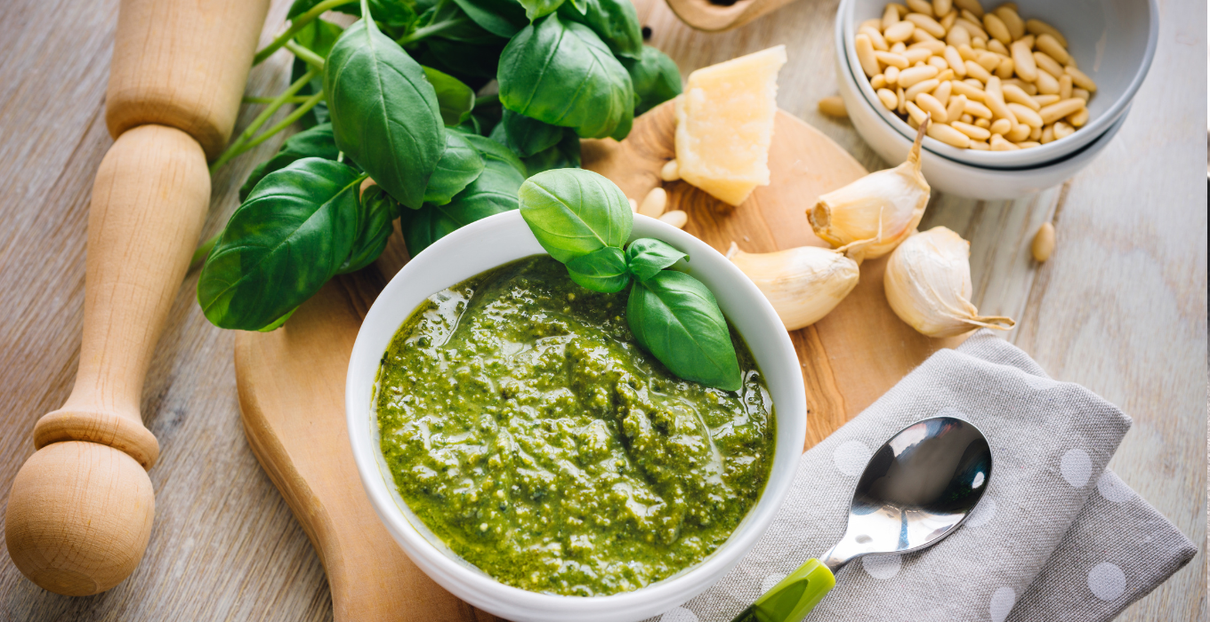 Käse Pesto Brot