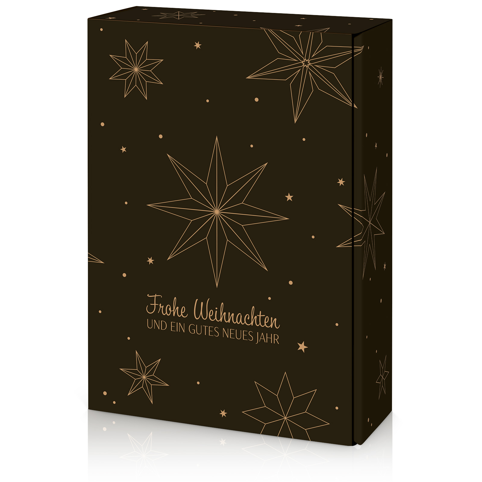 Präsentkarton Weihnachtssterne 3er Präsentkarton Weihnachtssterne 3er