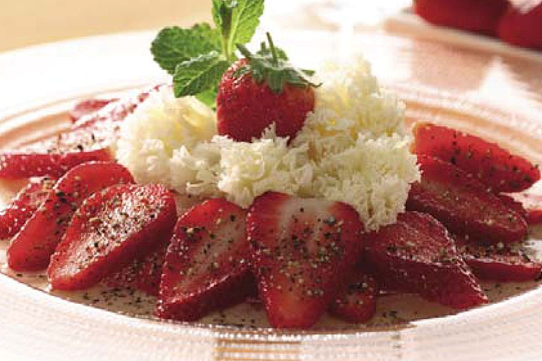 Erdbeer Carpaccio