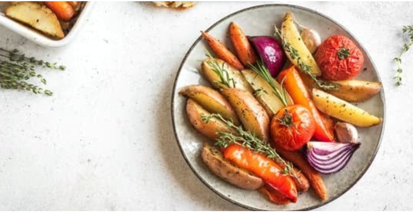 Ofenkarotten mit Linsen 