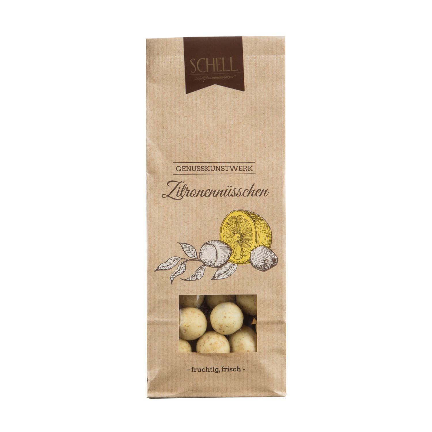 Schell Zitronennüsschen 100g Eine Packung Zitronennüsschen von Schell