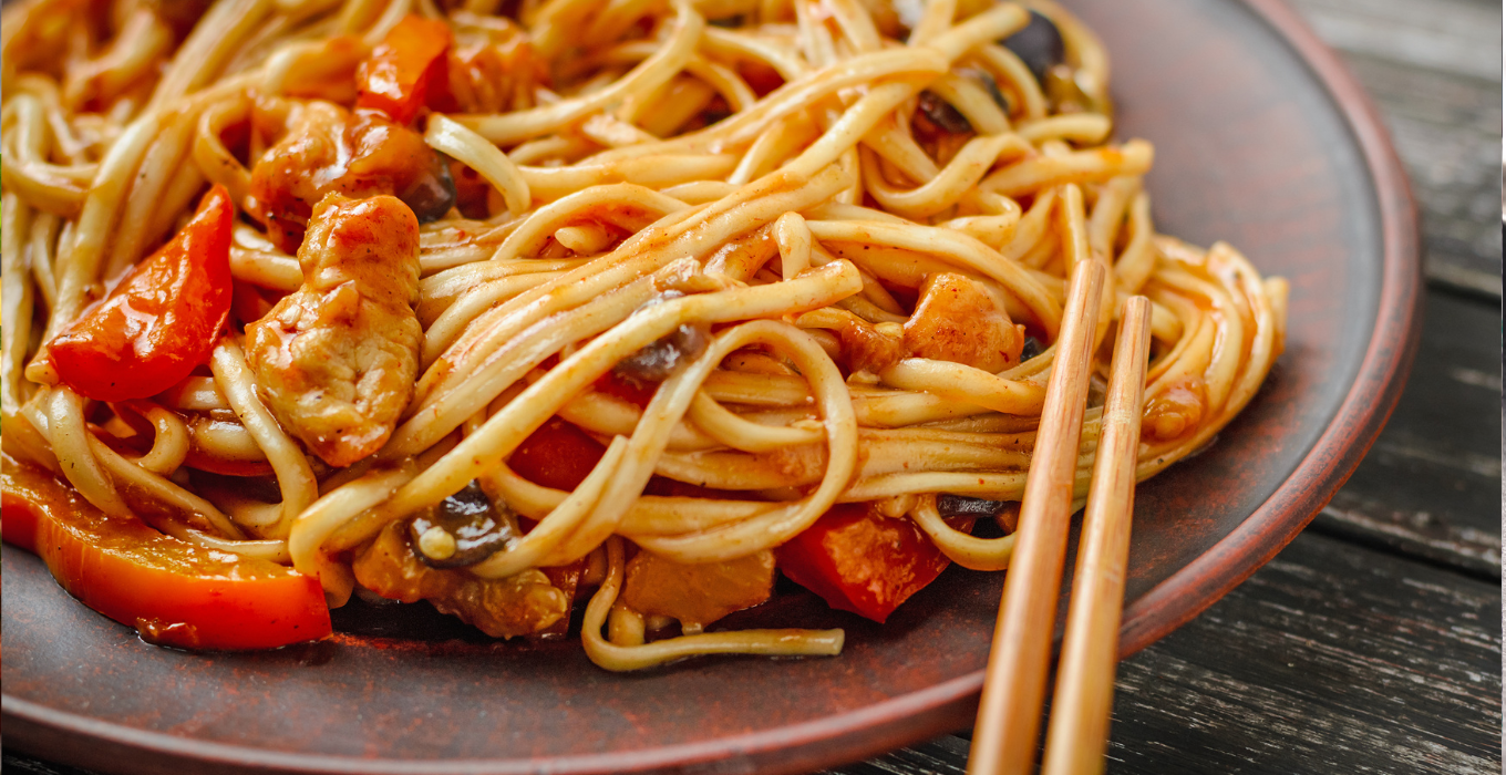 Nudelpfanne mit Gemüse
