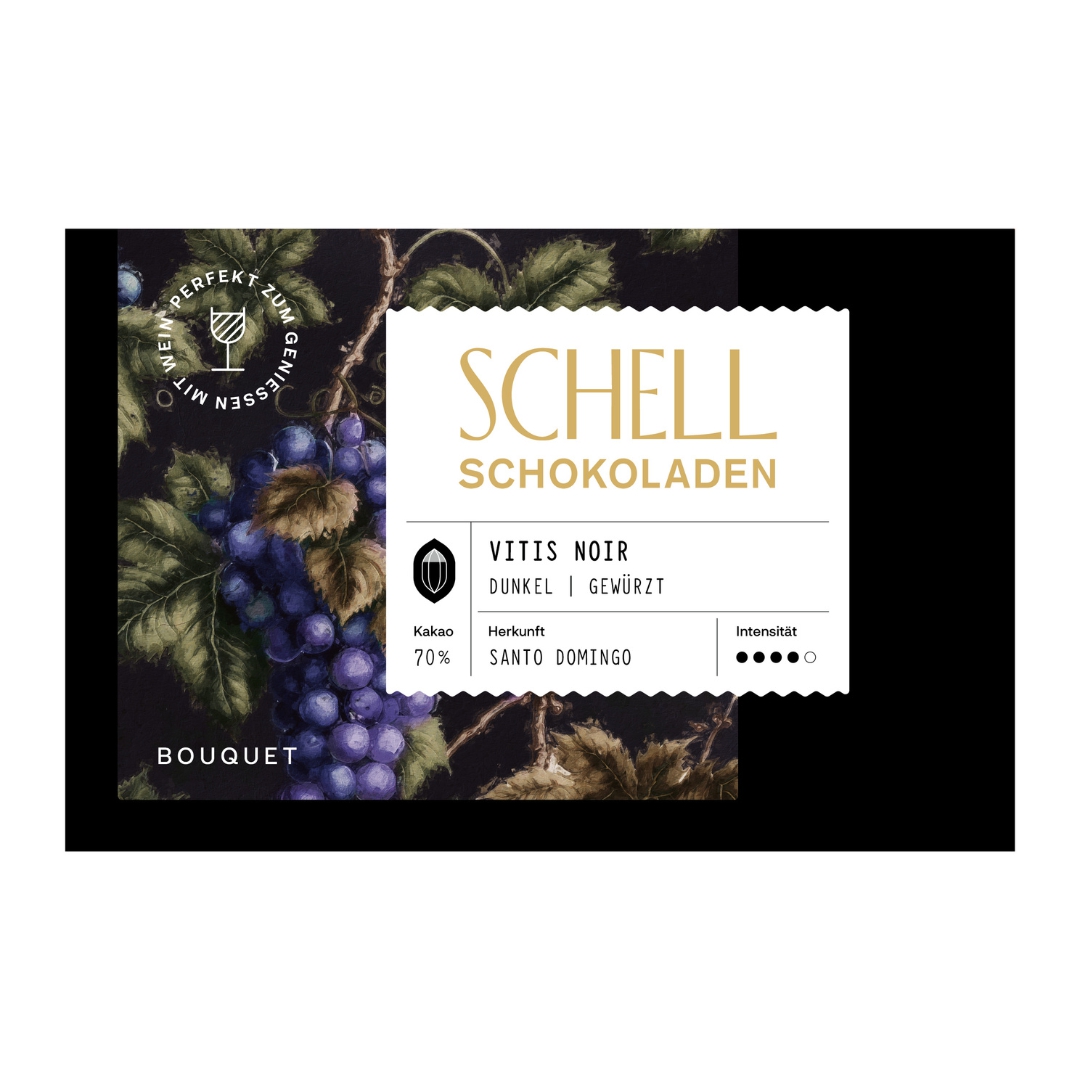Schell Schokolade Vitis Noir 50g Schell Schokolade Vitis Noir 50g